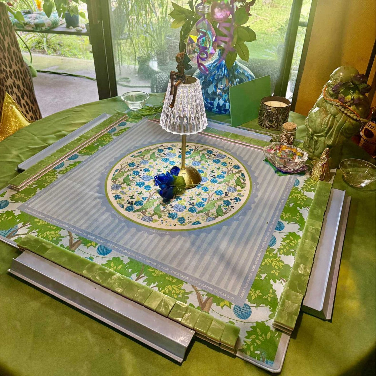 Green Marble Mahjong Tiles (31.5*25*11mm)