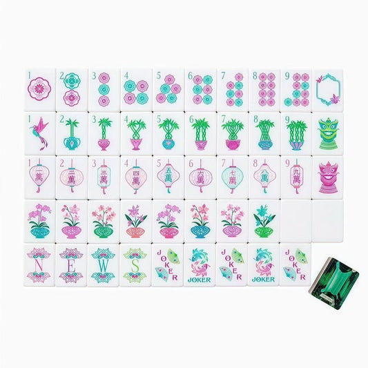 Green mahjong tiles mahjong tiles Mahjong Acrylic Oh my Mahjong Tiles