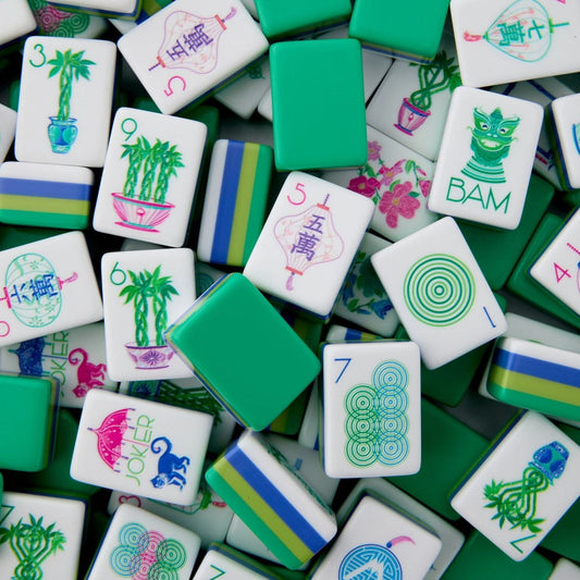 Mahjong Tile Set Custom Color Four-Layer Mahjong Acrylic Mahjong Tiles