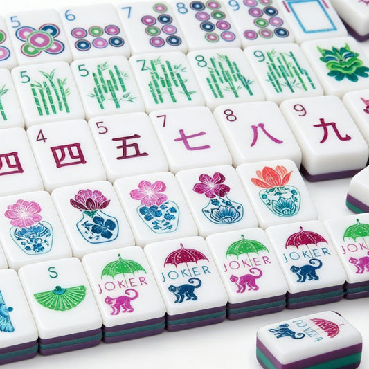 America Mahjong Tile Four-Layer Mahjong Acrylic Mahjong Tiles oh my mahjong tiles