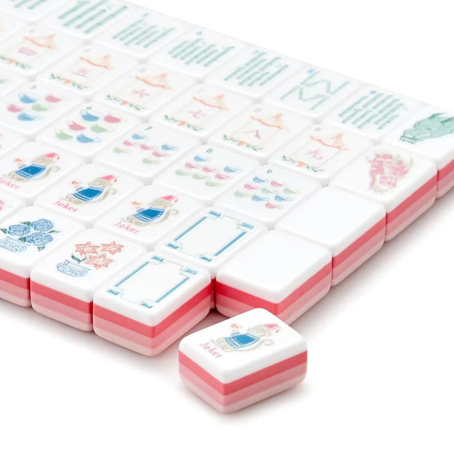 Pink Monkey mahjong tiles mahjong tiles Mahjong Acrylic Mahjong Tiles