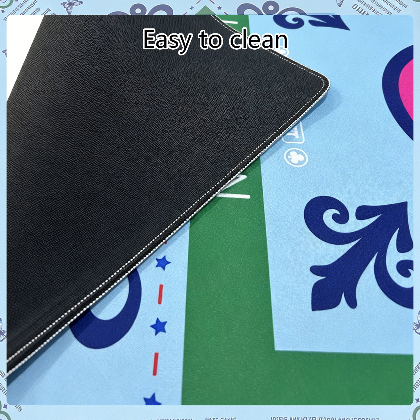New navy blue Mahjong mat
