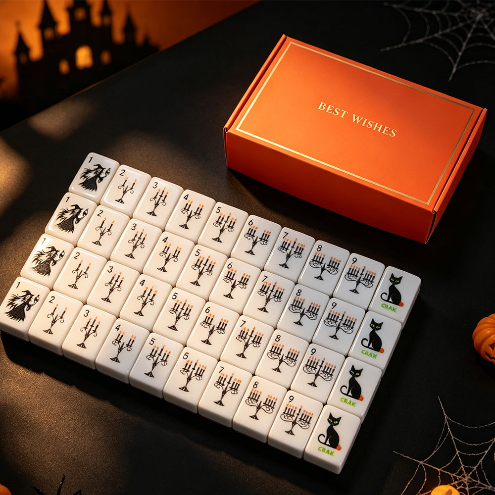 Halloween Mahjong Tile  Four-Layer Mahjong Acrylic Mahjong Tiles oh my mahjong tiles