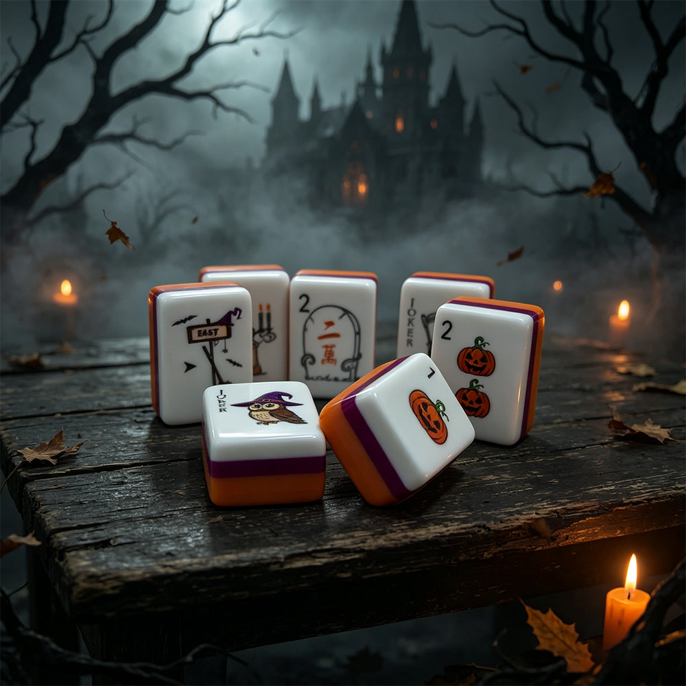 Halloween Mahjong Tile  Four-Layer Mahjong Acrylic Mahjong Tiles