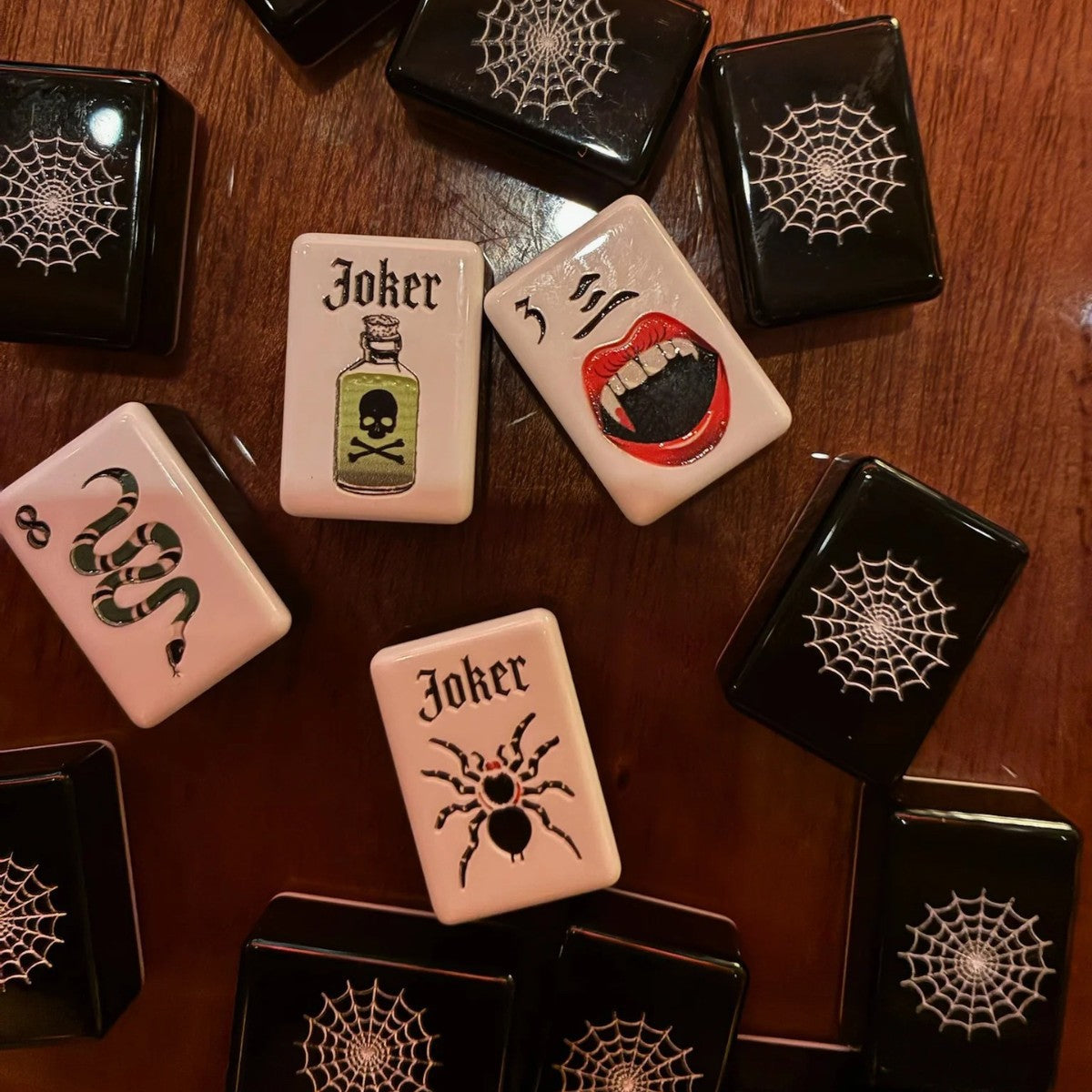 Halloween Mahjong Tiles  (32X23X15mm)