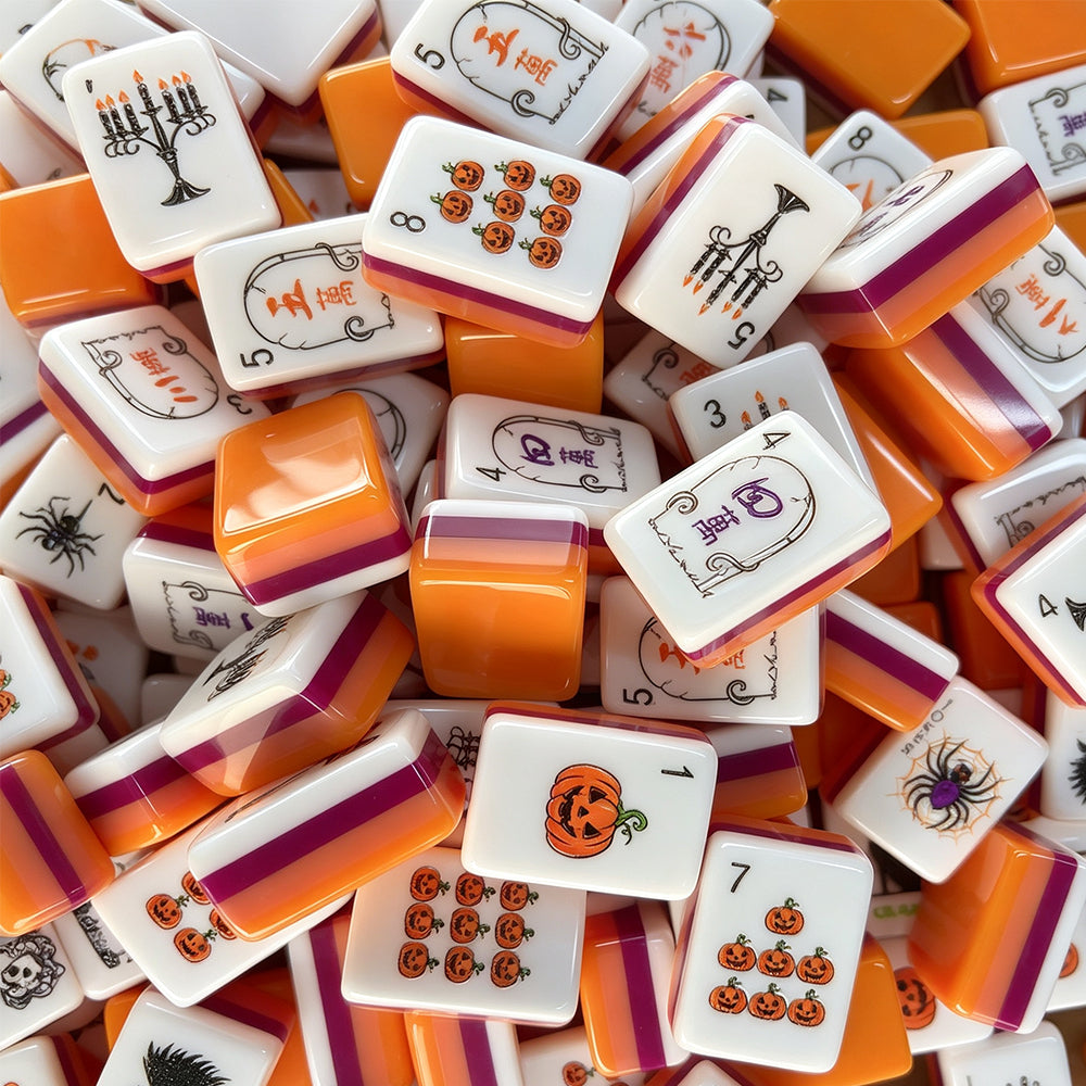 Halloween Mahjong Tile  Four-Layer Mahjong Acrylic Mahjong Tiles oh my mahjong tiles