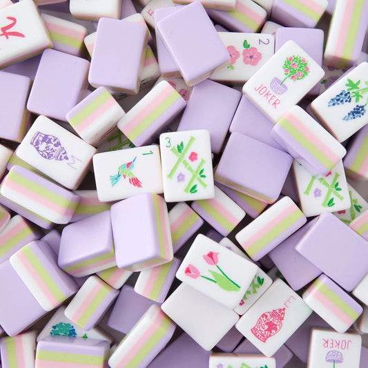 Lavender Mahjong American-style Hand-pulled 166pcs
