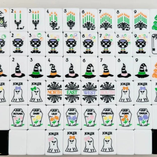 Halloween Mahjong Tile  Four-Layer Mahjong Acrylic Mahjong Tiles