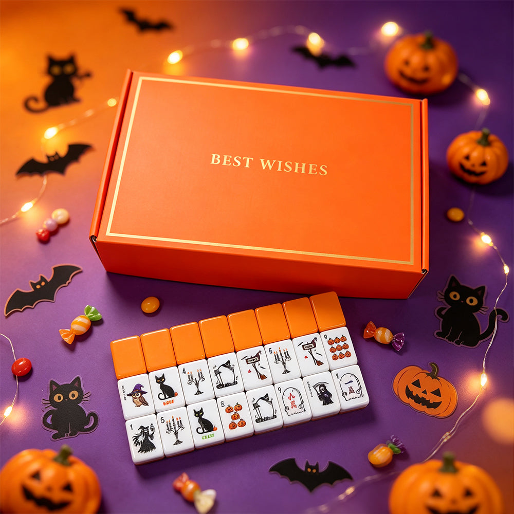 Halloween Mahjong Tile  Four-Layer Mahjong Acrylic Mahjong Tiles