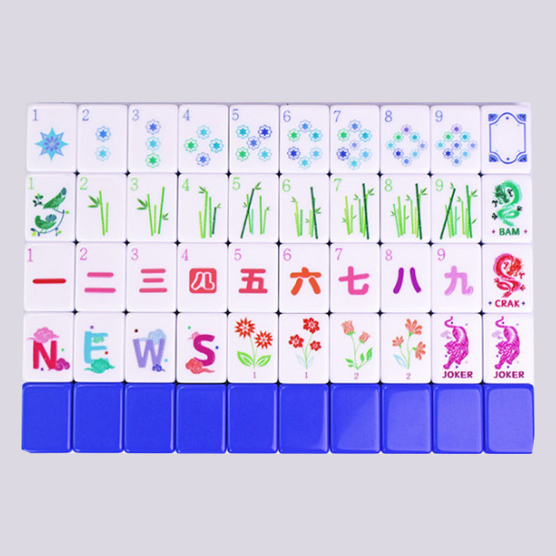 2026 New Mahjong American-style Hand-pulled 166pcs