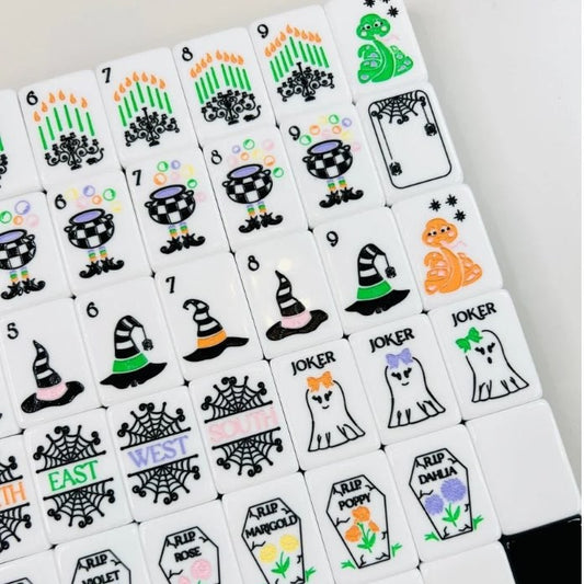 Halloween Mahjong Tile  Four-Layer Mahjong Acrylic Mahjong Tiles