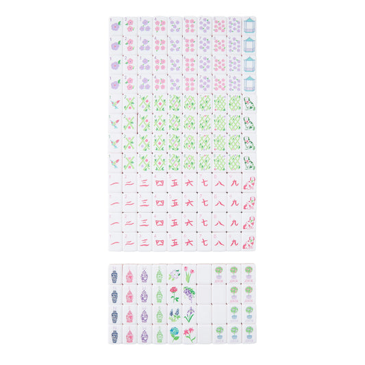 Lavender Mahjong American-style Hand-pulled 166pcs