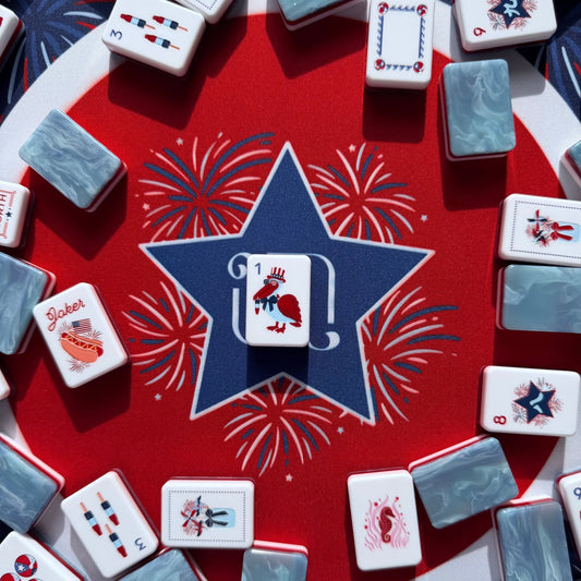 America Firework Mahjong Tiles  (36*25.5*11mm)