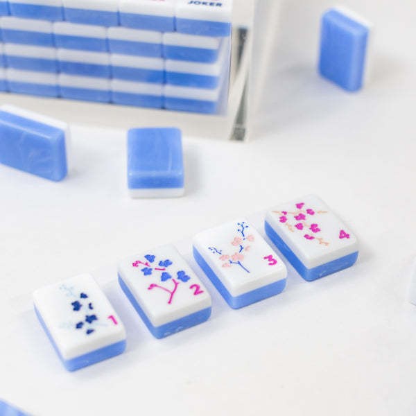 Blue Boots Mahjong Tiles  (31.5*23*13mm)