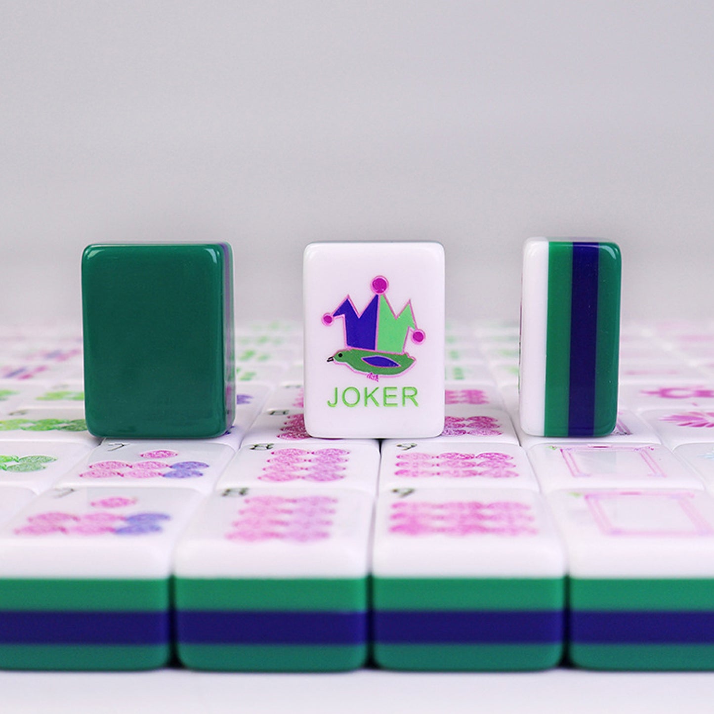 Green Mahjong Tile  Four-Layer Mahjong Acrylic Mahjong Tiles oh my mahjong tiles