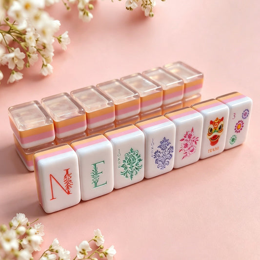 2026 New Mahjong American-style Hand-pulled 166pcs