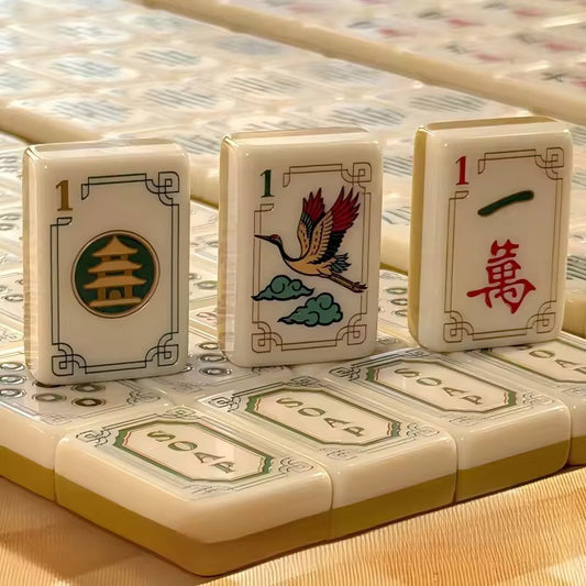 Bird Mahjong Tile  Four-Layer Mahjong Acrylic Mahjong Tiles