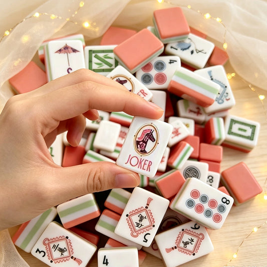America Orange Horse Mahjong Tiles  (31.5*23*16mm)