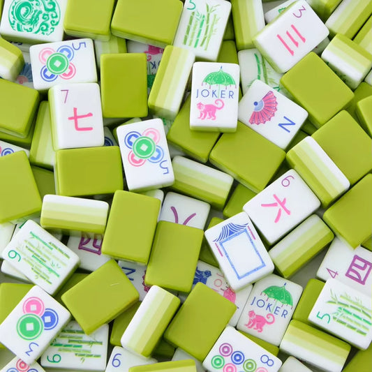 Sage Green  mahjong tiles mahjong tiles Mahjong Acrylic