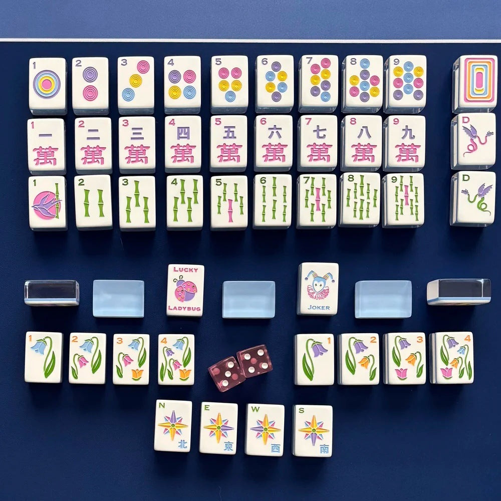 Lucky Ladybug Mahjong Tiles  (31.5*23*16mm)