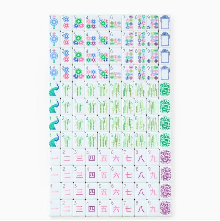 Sage Green  mahjong tiles mahjong tiles Mahjong Acrylic