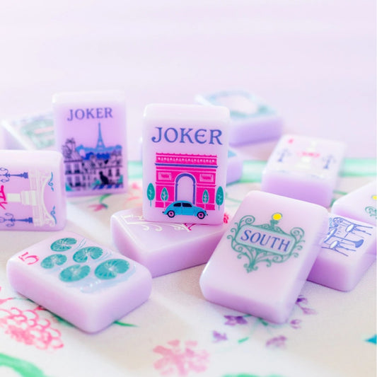 Purple mahjong tiles mahjong tiles Mahjong Acrylic