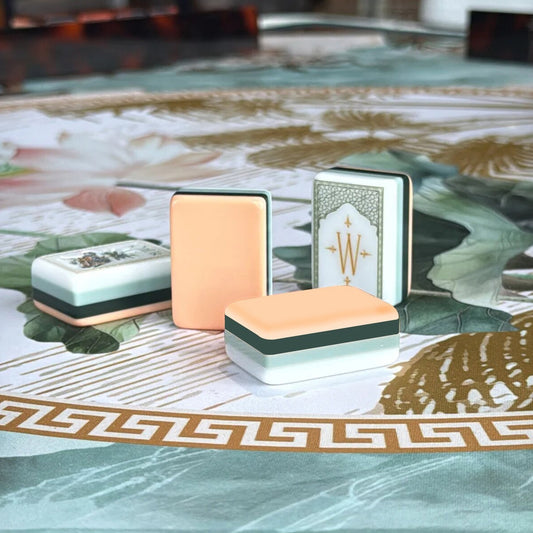 White Lotus mahjong tiles mahjong tiles Mahjong Acrylic Mahjong Tiles