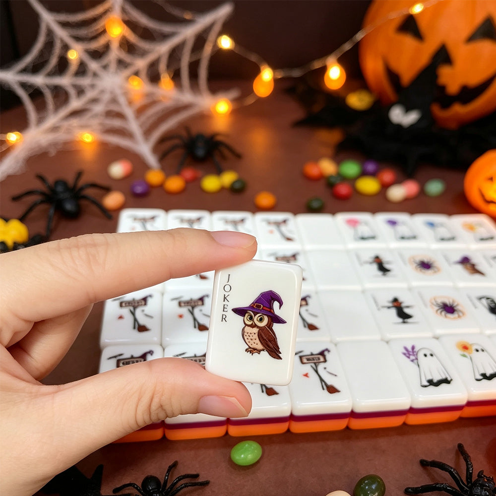 Halloween Mahjong Tile  Four-Layer Mahjong Acrylic Mahjong Tiles