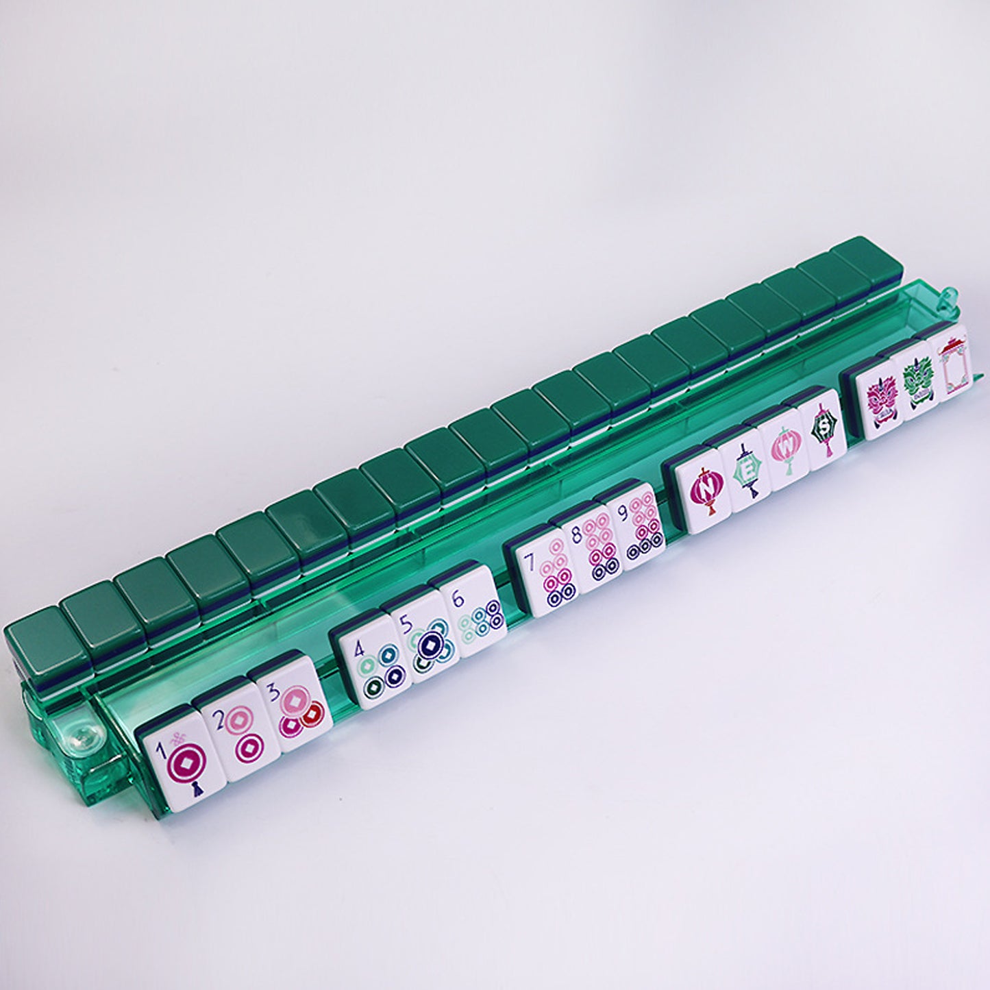 Green Mahjong Tile  Four-Layer Mahjong Acrylic Mahjong Tiles