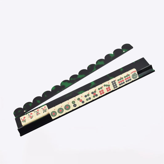 Set Of 4 Luxury Mahjong Rack Tortoise American Scalloped Mahjong Rack