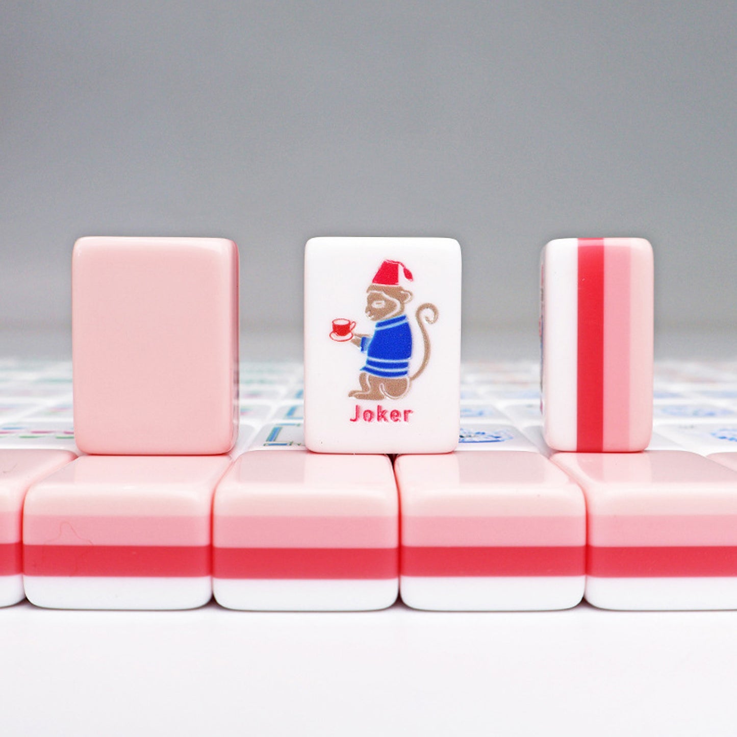 Pink Monkey mahjong tiles mahjong tiles Mahjong Acrylic Mahjong Tiles