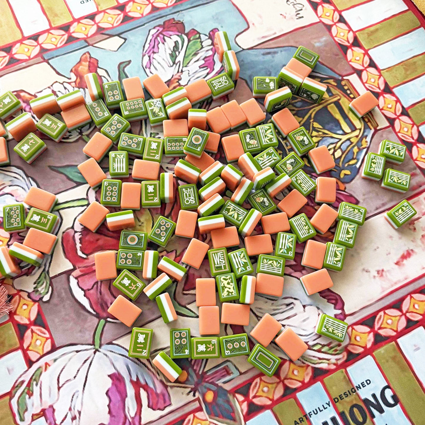America Mahjong Tile  Four-Layer Mahjong Acrylic Mahjong Tiles oh my mahjong tiles