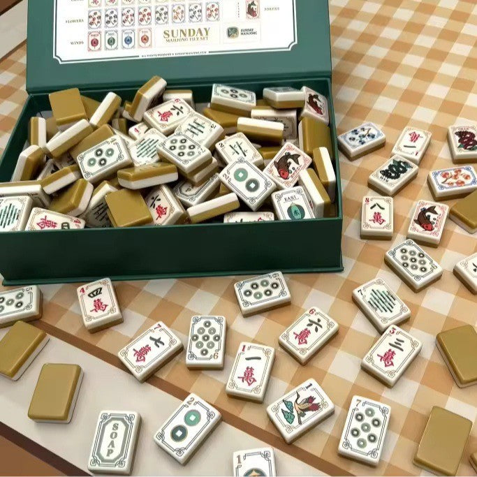 Bird Mahjong Tile  Four-Layer Mahjong Acrylic Mahjong Tiles