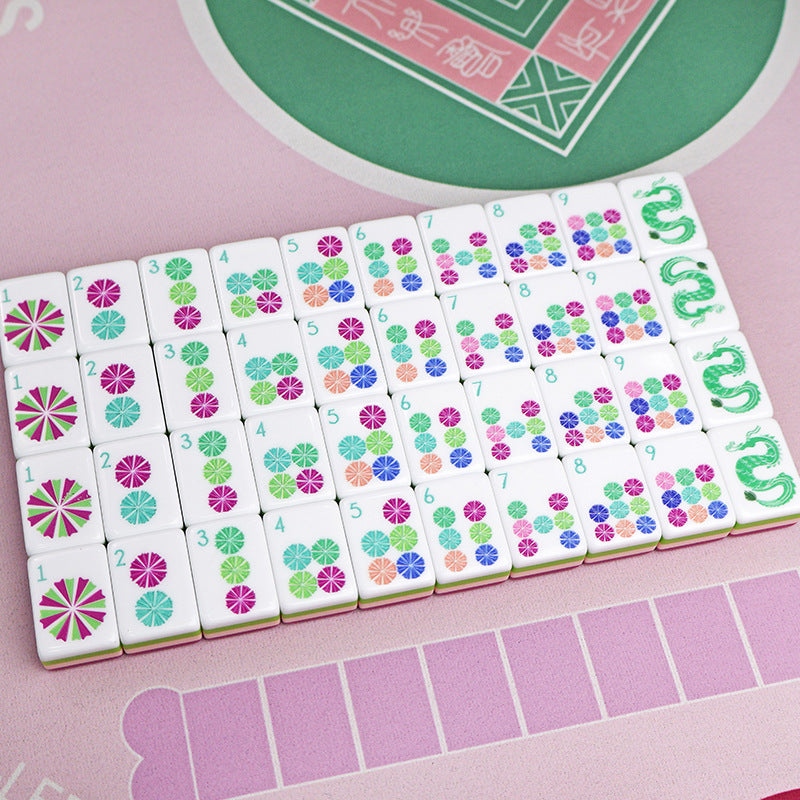 American-style Hand-pulled Hot Pink Mahjong