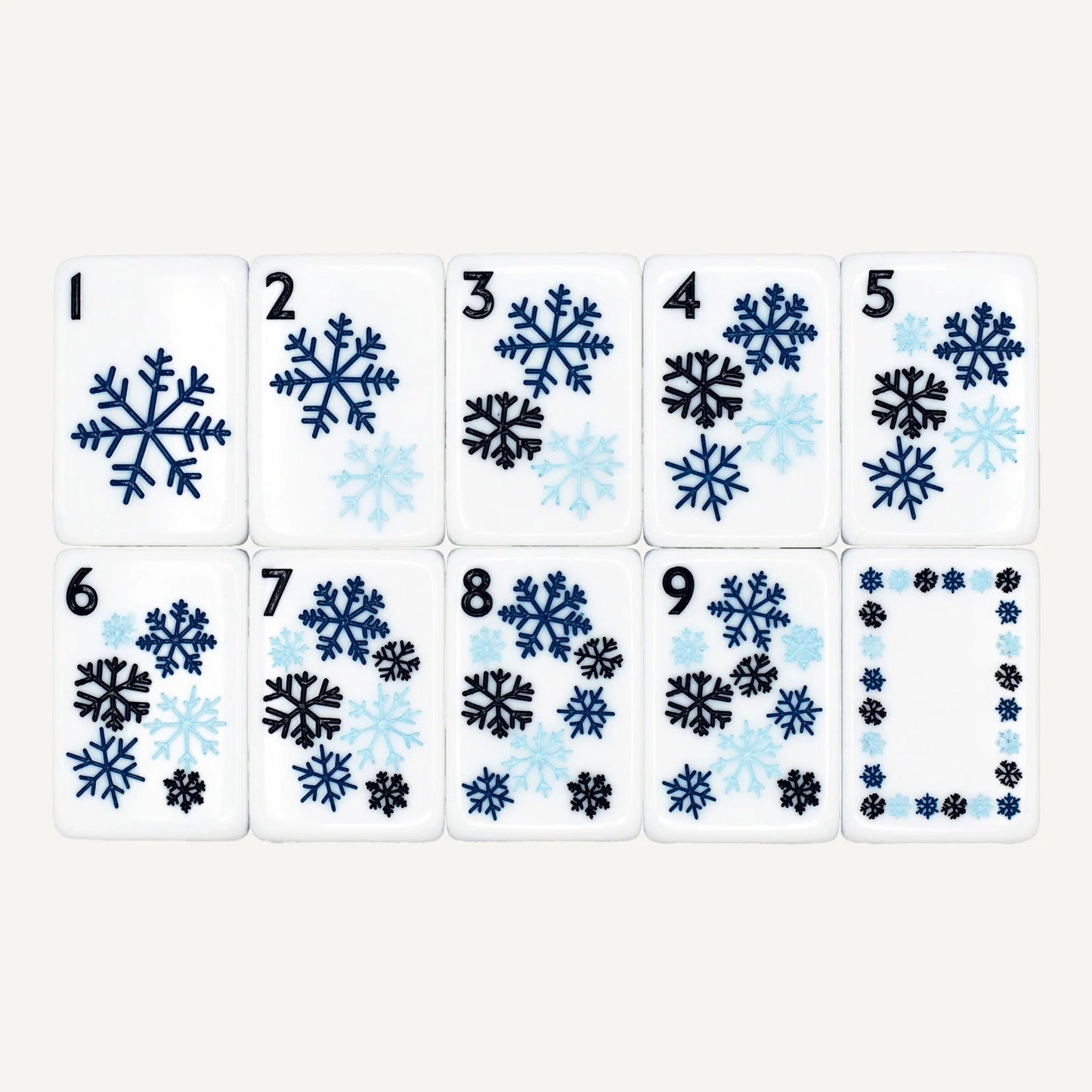 Winter Mahjong Tiles  (36*24*15mm)