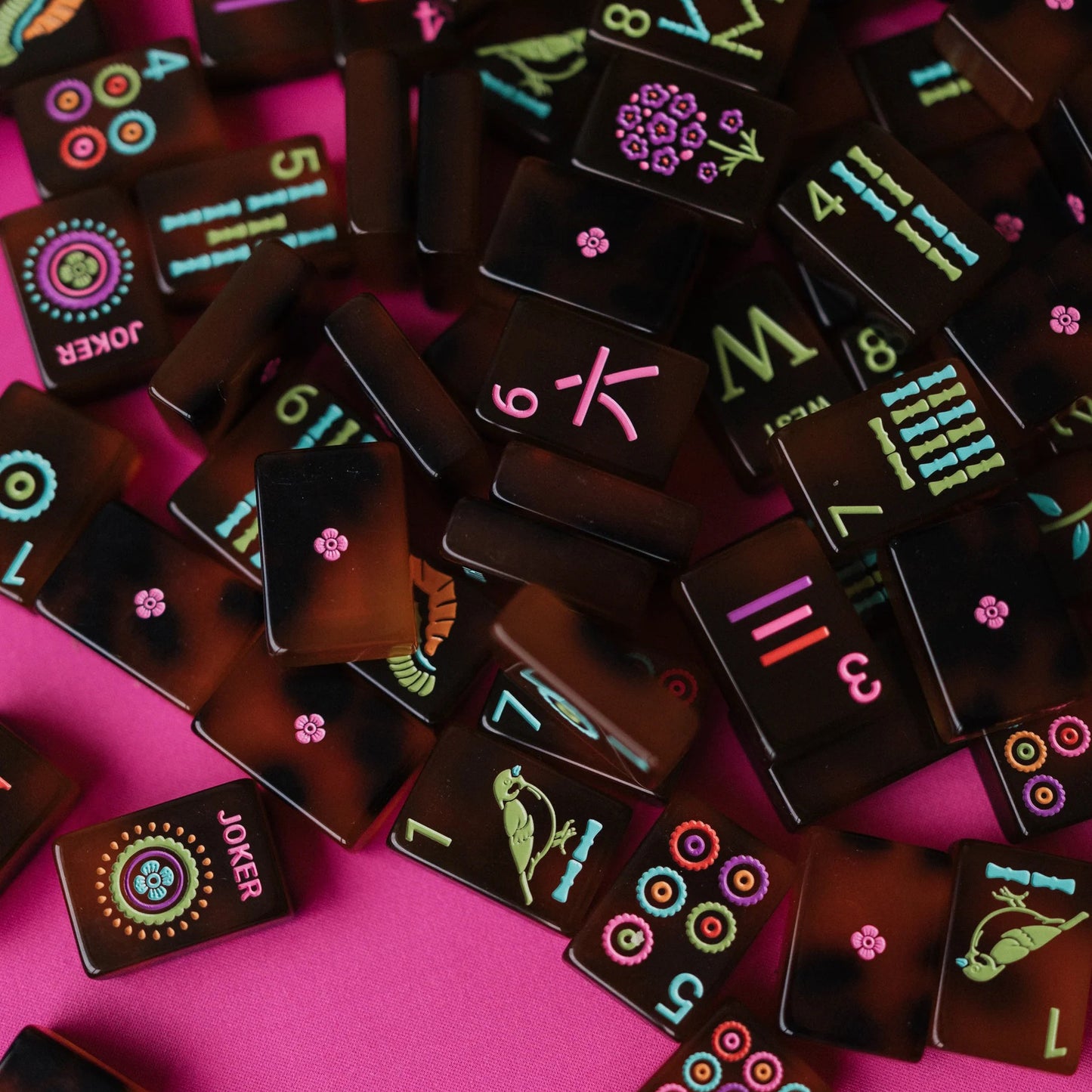 Tortoise shell Mahjong Tiles  (36*25*11mm)