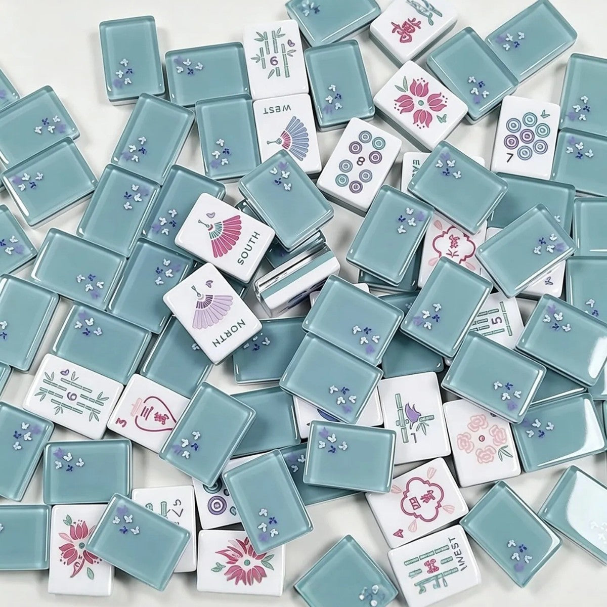 Butterfly Mahjong Tiles  (31.5*23*13mm)