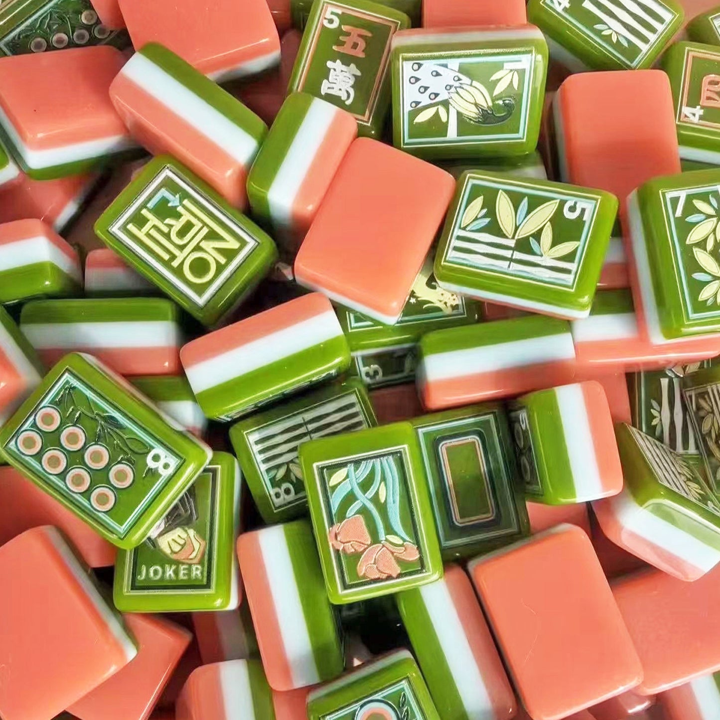 America Mahjong Tile  Four-Layer Mahjong Acrylic Mahjong Tiles oh my mahjong tiles