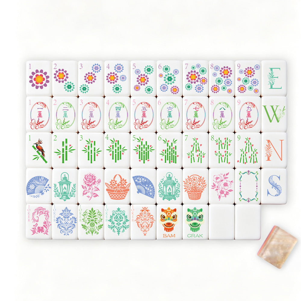 2026 New Mahjong American-style Hand-pulled 166pcs