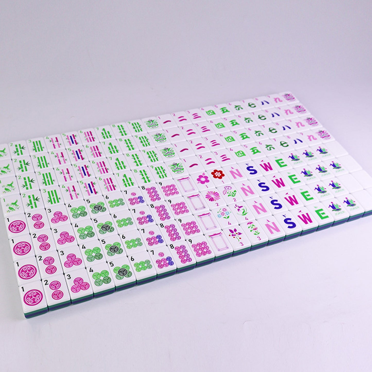 Green Mahjong Tile  Four-Layer Mahjong Acrylic Mahjong Tiles oh my mahjong tiles
