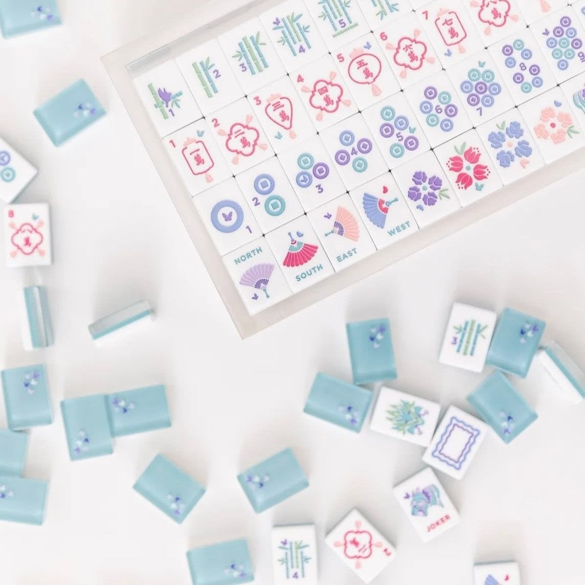 Butterfly Mahjong Tiles  (31.5*23*13mm)