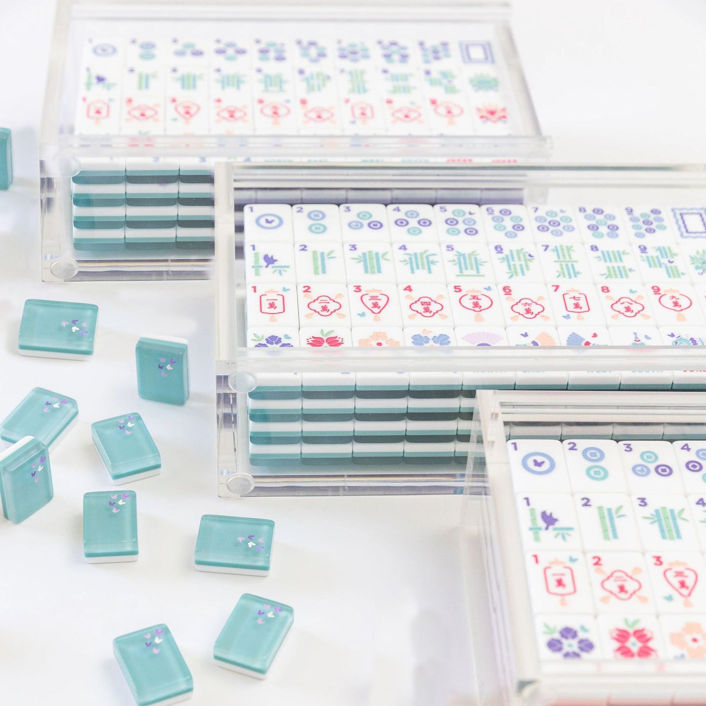 Butterfly Mahjong Tiles  (31.5*23*13mm)