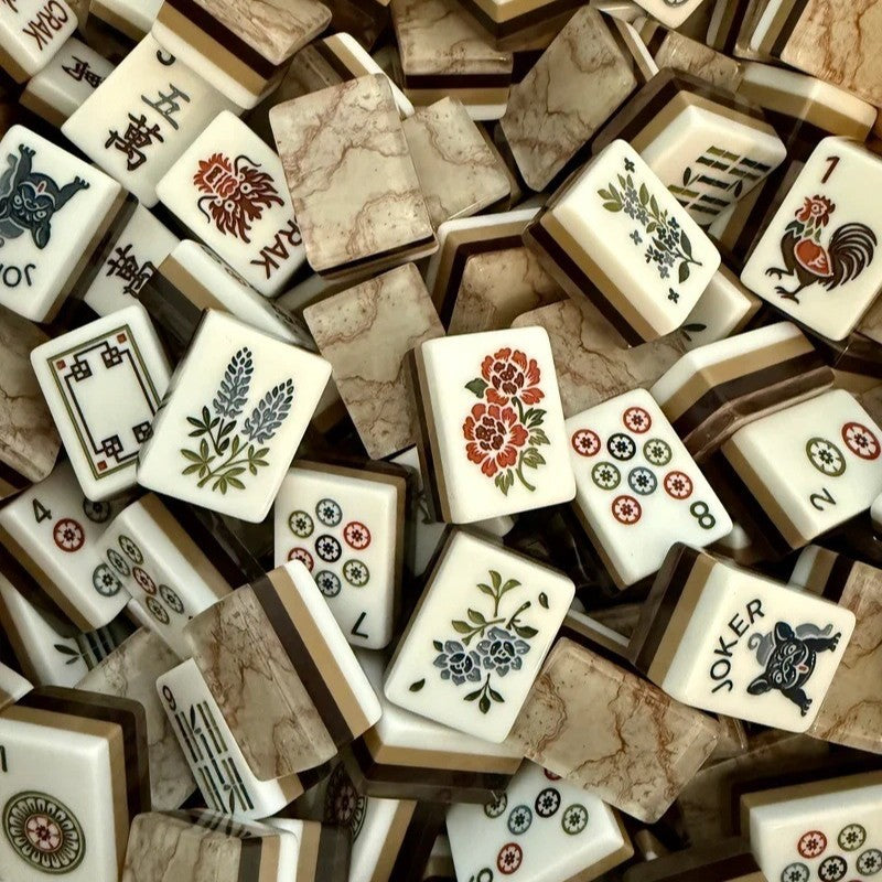 Marble Mahjong Tiles  (31.5*23*13mm)