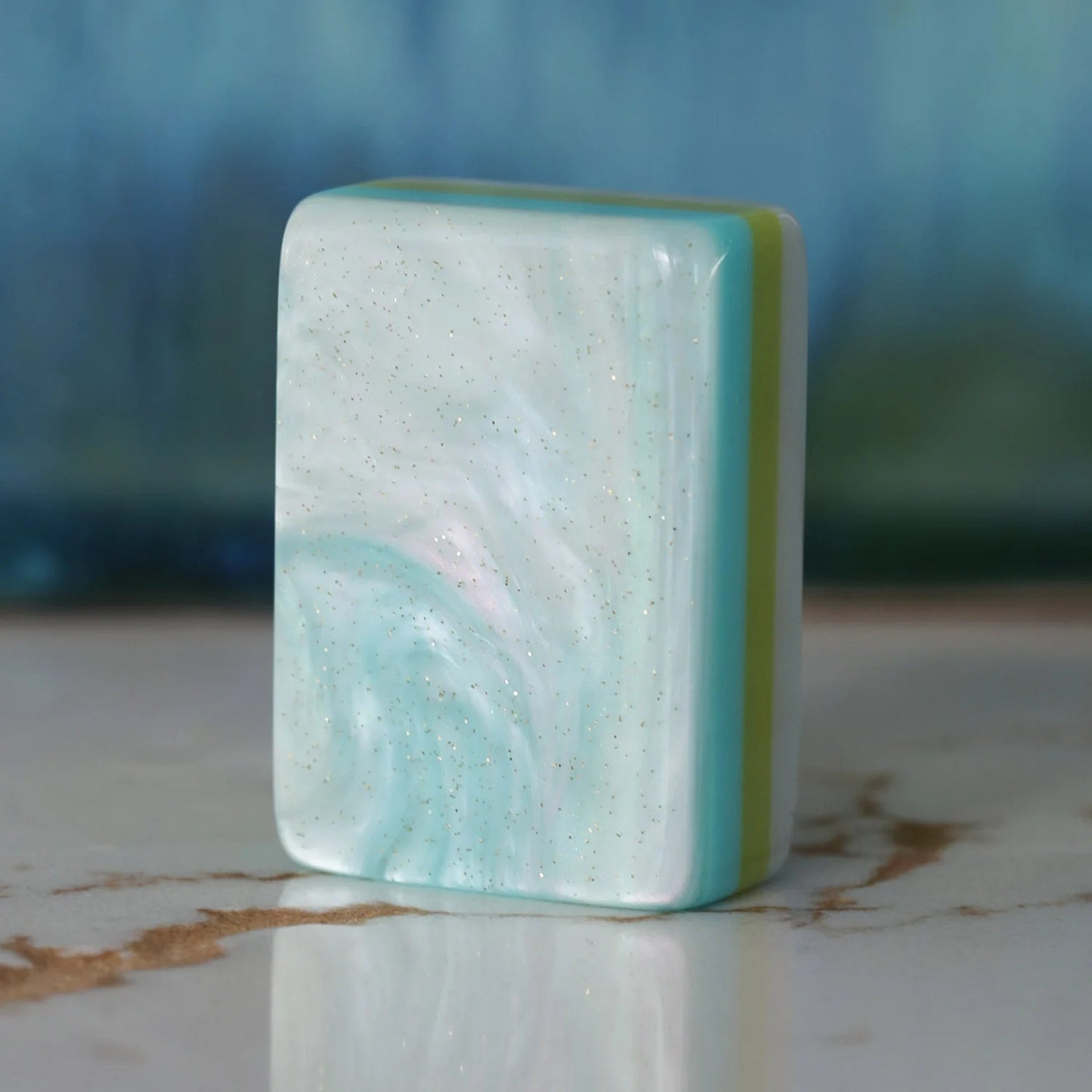Blue Coral Coast Mahjong Tiles  (36*25*15mm)