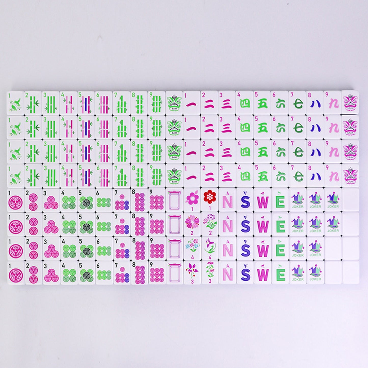Green Mahjong Tile  Four-Layer Mahjong Acrylic Mahjong Tiles oh my mahjong tiles