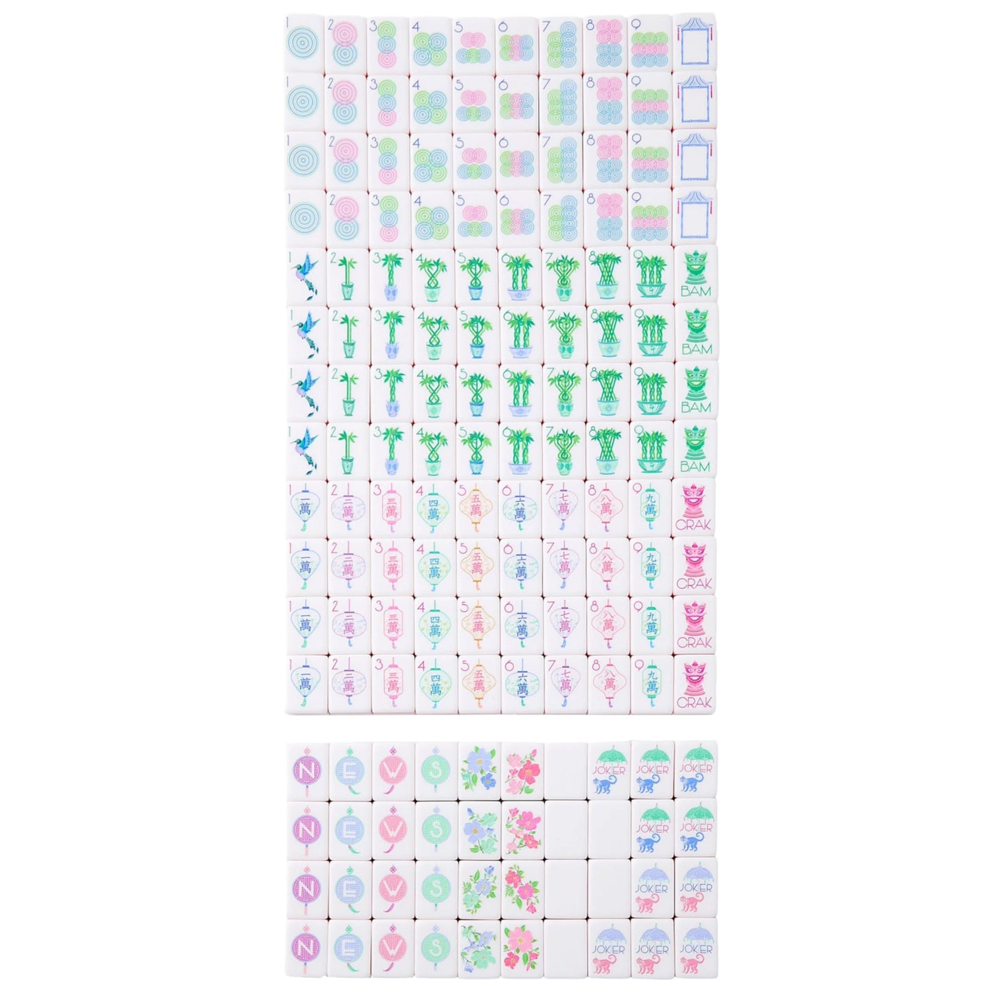 Mahjong Tile  Four-Layer Mahjong Acrylic Mahjong Tiles