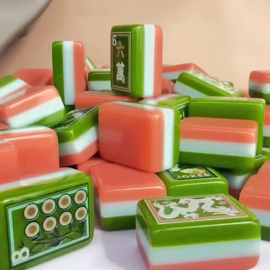 America Mahjong Tile  Four-Layer Mahjong Acrylic Mahjong Tiles oh my mahjong tiles