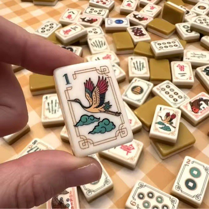 Bird Mahjong Tile  Four-Layer Mahjong Acrylic Mahjong Tiles