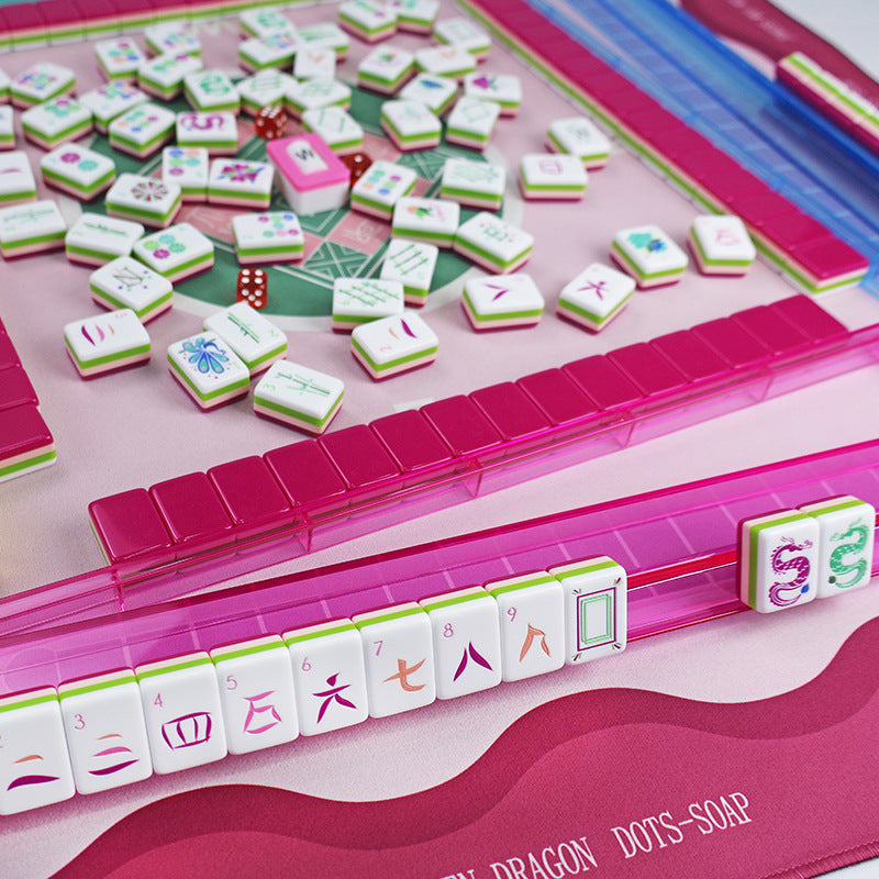 American-style Hand-pulled Hot Pink Mahjong