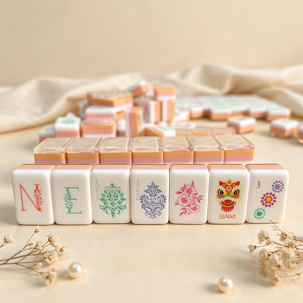 2026 New Mahjong American-style Hand-pulled 166pcs